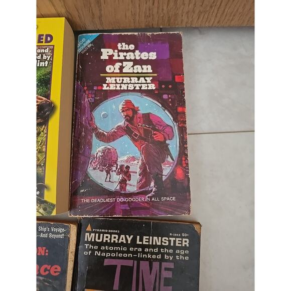 Lot of 4 Time Tunnel, The Pirates of Zan by Murray Leinster Paperback Books - Picture 3 of 7